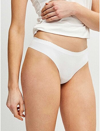 Confezione da 3 slip brasiliani senza cuciture in tessuto di microfibra