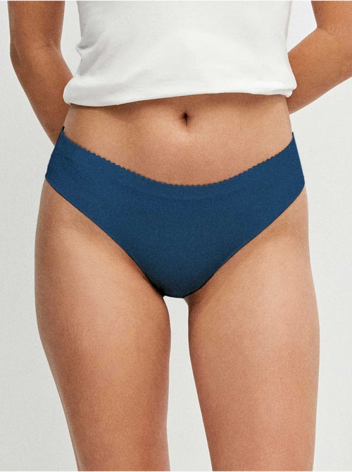 Confezione da 3 slip classici senza cuciture in tessuto di microfibra - Kiabi