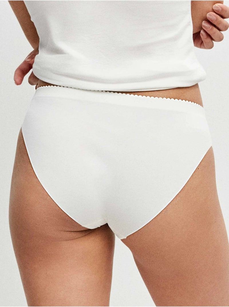 Confezione da 3 slip classici senza cuciture in tessuto di microfibra Multicolore - Kiabi