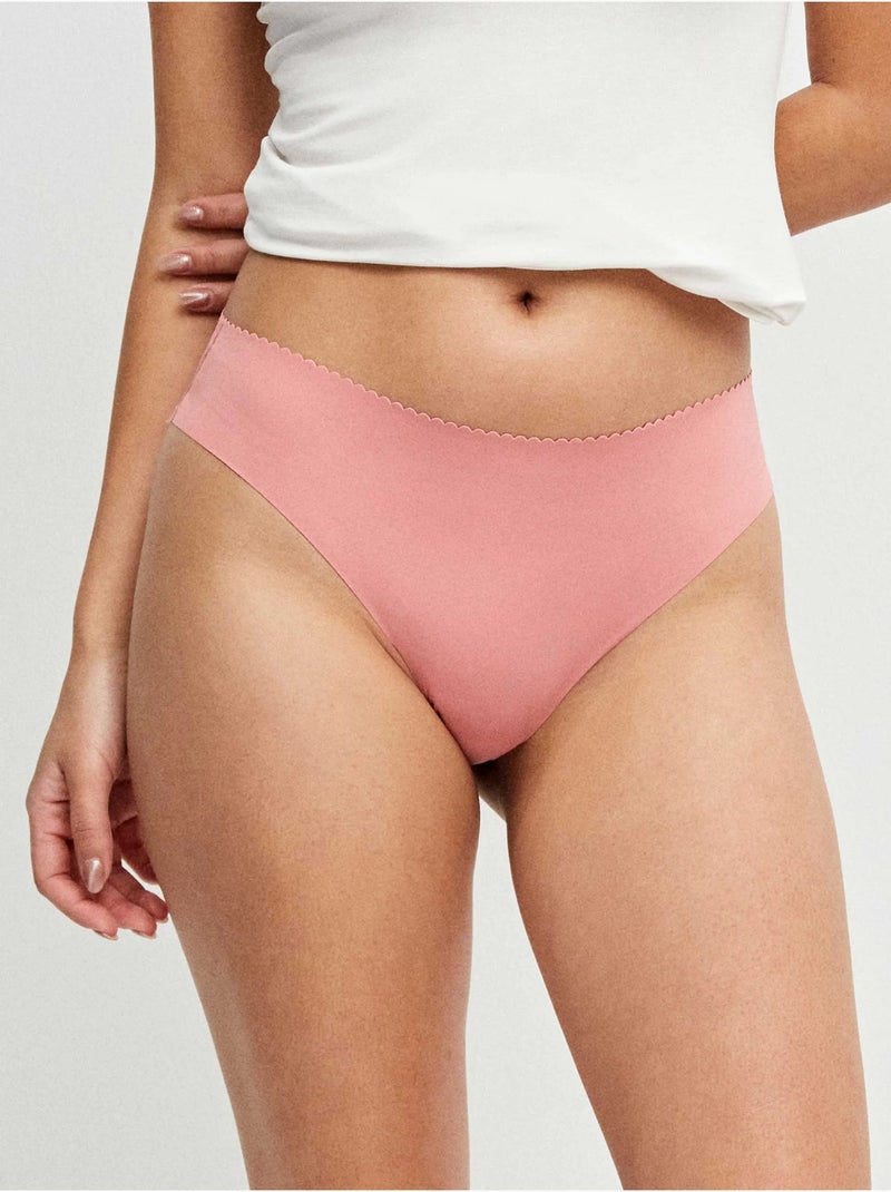 Confezione da 3 slip classici senza cuciture in tessuto di microfibra Multicolore - Kiabi