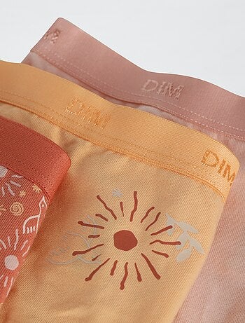 Confezione da 3 slip 'DIM' in cotone tinta unita