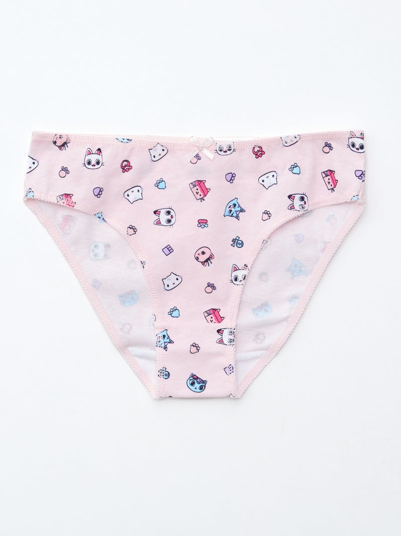 Confezione da 3 slip "Gabby e la casa magica" in cotone Bianco - Kiabi