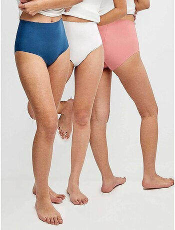 Confezione da 3 slip invisibili senza cuciture in tessuto di microfibra
