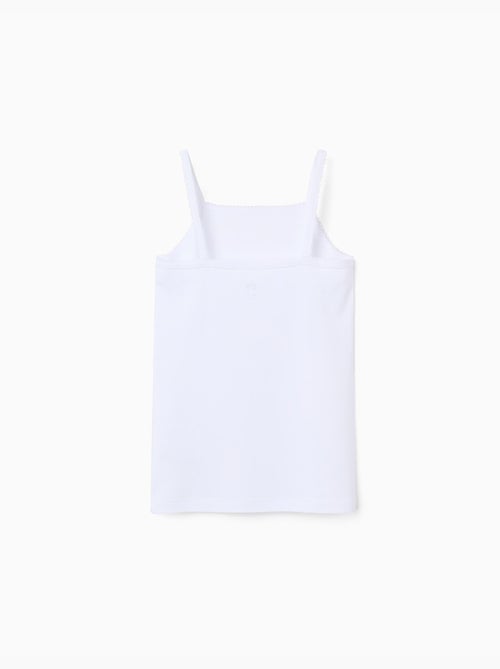 Confezione da 3 top con spalline in cotone - Kiabi