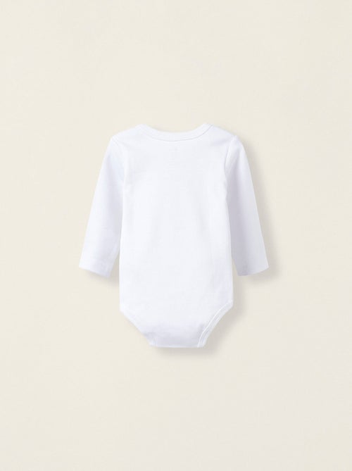 Confezione da 4 body a maniche lunghe - Kiabi