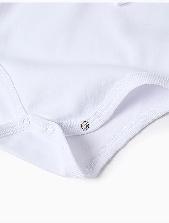 Confezione da 4 bodysuit con stampa sul petto