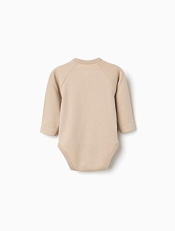 Confezione da 4 bodysuit in cotone avvolgente