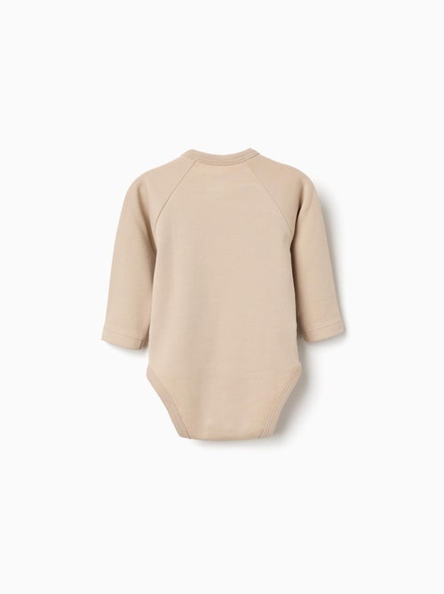 Confezione da 4 bodysuit in cotone avvolgente - Kiabi