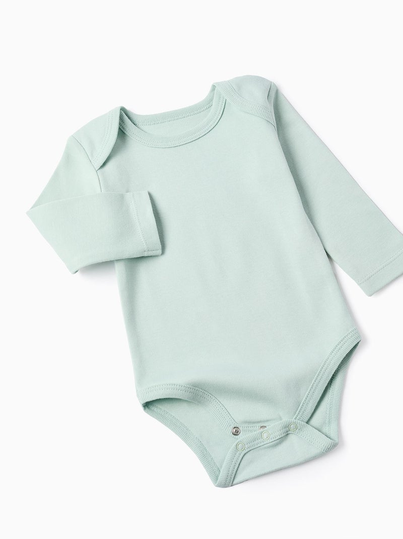 Confezione da 4 bodysuit in cotone Bianco Rosa - Kiabi