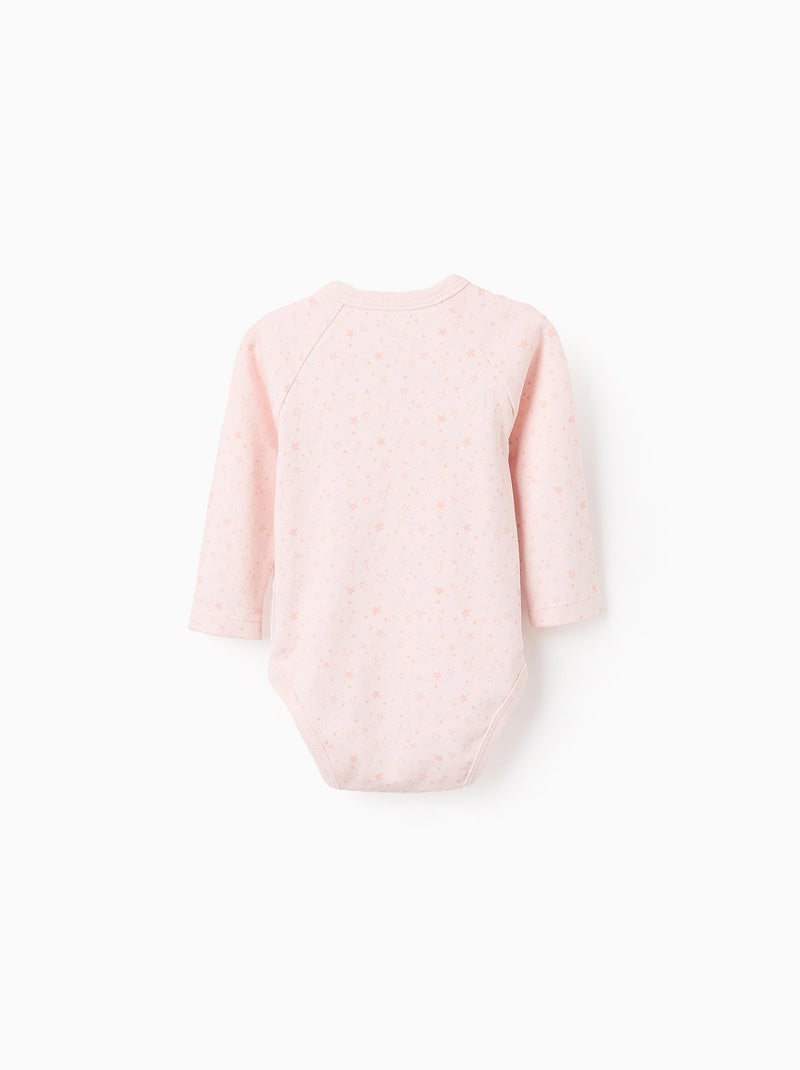 Confezione da 4 bodysuit in cotone, 'stelle' Multicolore - Kiabi