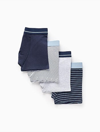 Confezione da 4 boxer a righe
