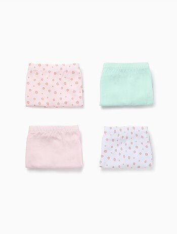 Confezione da 4 boxer a tinta unita/stampati