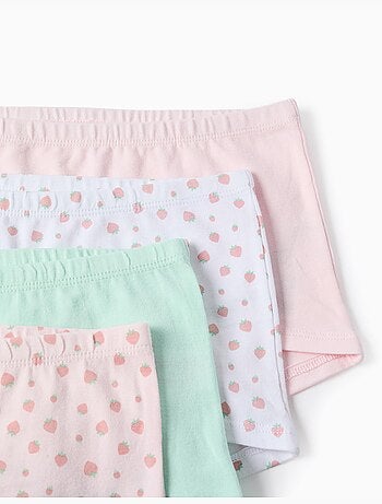 Confezione da 4 boxer a tinta unita/stampati