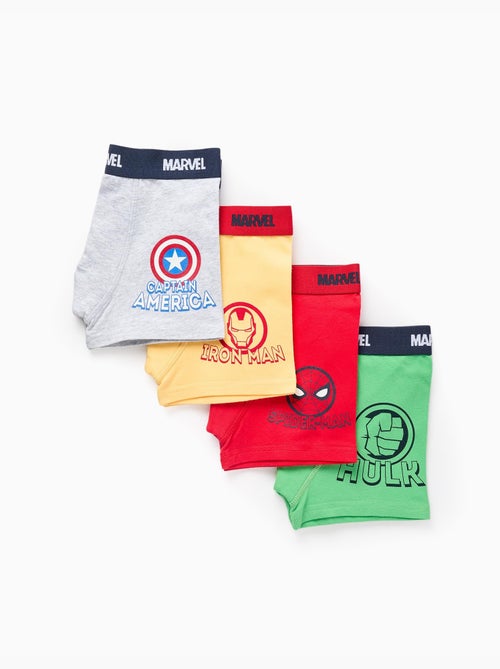 Confezione da 4 boxer 'avengers' - Kiabi