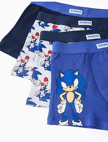 Confezione da 4 boxer con stampe di sonic