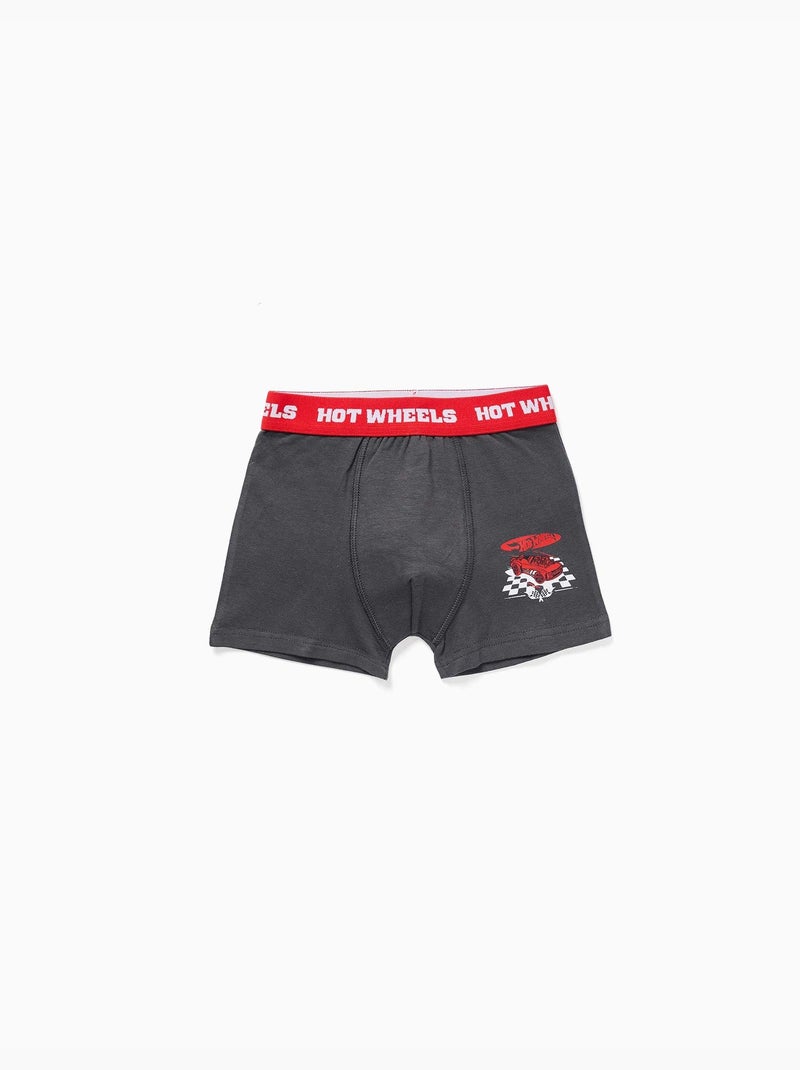 Confezione da 4 boxer con stampe Hot Wheels Bianco Grigio - Kiabi