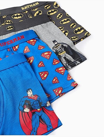 Confezione da 4 boxer con stampe Justice League