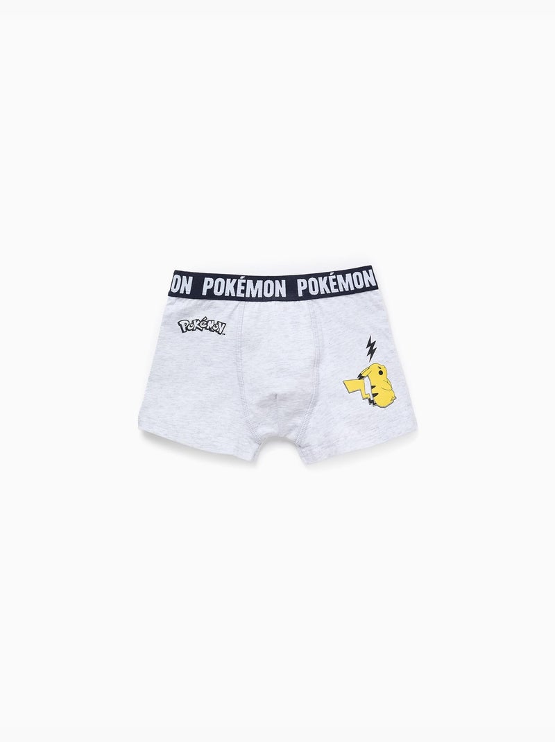 Confezione da 4 boxer con stampe pokémon Bianco - Kiabi