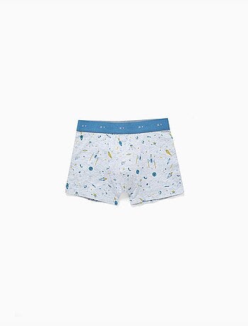 Confezione da 4 boxer con stampe spaziali