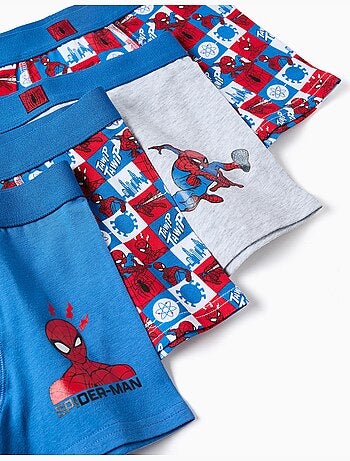 Confezione da 4 boxer in cotone con stampe di Spider-Man