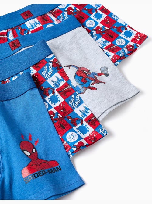 Confezione da 4 boxer in cotone con stampe di Spider-Man - Kiabi