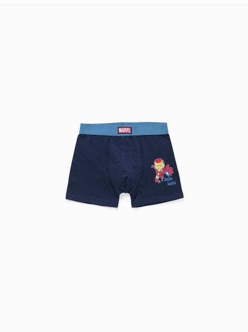 Confezione da 4 boxer in cotone con stampe Marvel - Kiabi Confezione da 4 boxer in cotone con stampe Marvel - Kiabi