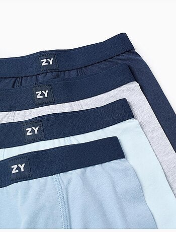 Confezione da 4 boxer lisci