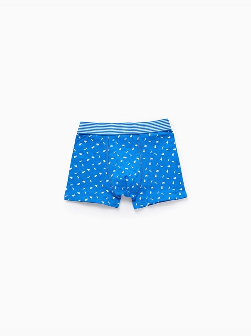 Confezione da 4 boxer lisci/printed - Kiabi