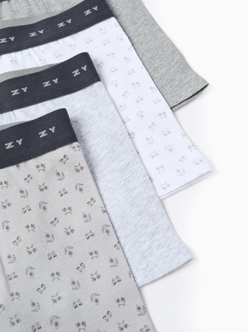 Confezione da 4 boxer 'mostri delle emozioni' - Kiabi