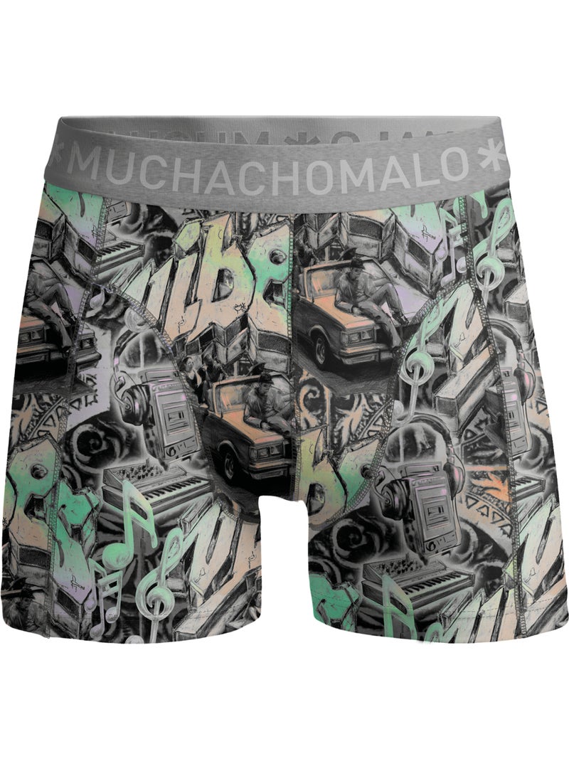 Confezione da 4 boxer Muchachomalo Grigio nero - Kiabi