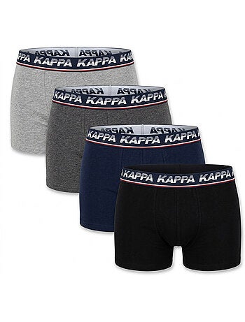 Confezione da 4 Boxer Uomo KAPPA - Cotone, Cofanetto Regalo