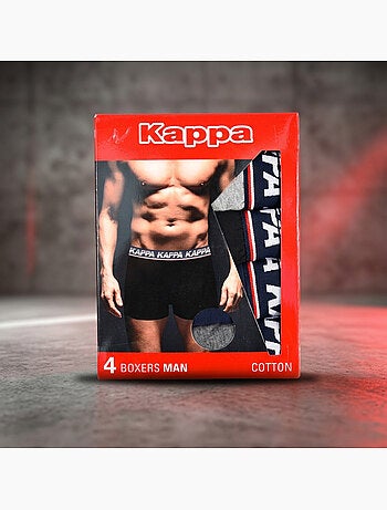 Confezione da 4 Boxer Uomo KAPPA - Cotone, Cofanetto Regalo