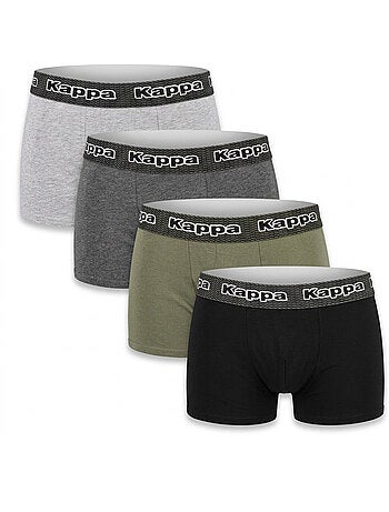Confezione da 4 Boxer Uomo KAPPA - Cotone, Cofanetto Regalo