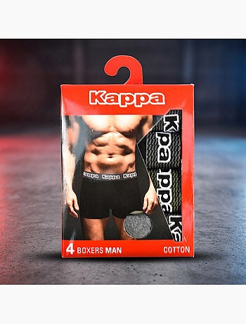 Confezione da 4 Boxer Uomo KAPPA - Cotone, Cofanetto Regalo