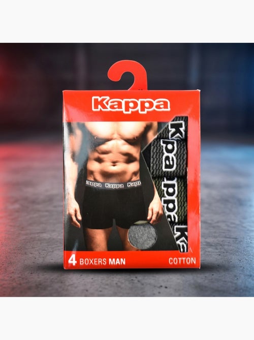 Confezione da 4 Boxer Uomo KAPPA - Cotone, Cofanetto Regalo - Kiabi Confezione da 4 Boxer Uomo KAPPA - Cotone, Cofanetto Regalo - Kiabi