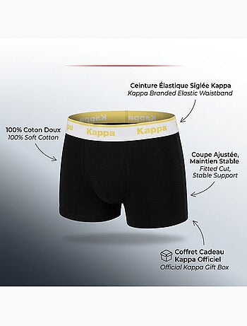 Confezione da 4 Boxer Uomo KAPPA - Cotone, Cofanetto Regalo