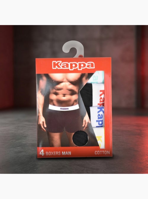 Confezione da 4 Boxer Uomo KAPPA - Cotone, Cofanetto Regalo - Kiabi Confezione da 4 Boxer Uomo KAPPA - Cotone, Cofanetto Regalo - Kiabi