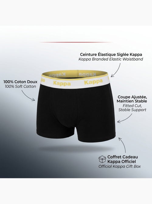 Confezione da 4 Boxer Uomo KAPPA - Cotone, Cofanetto Regalo - Kiabi Confezione da 4 Boxer Uomo KAPPA - Cotone, Cofanetto Regalo - Kiabi