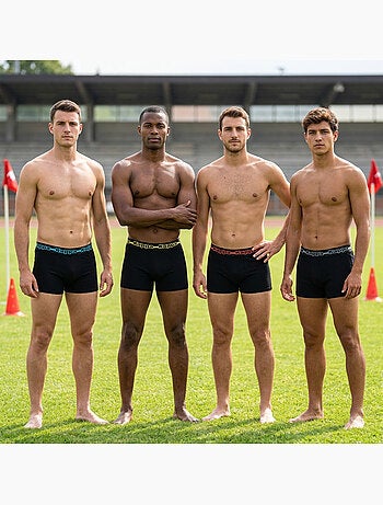 Confezione da 4 Boxer Uomo KAPPA - Cotone, Cofanetto Regalo