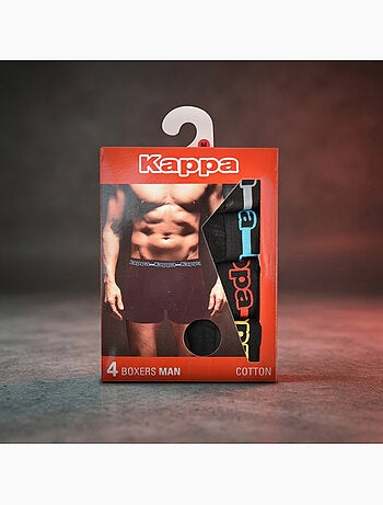 Confezione da 4 Boxer Uomo KAPPA - Cotone, Cofanetto Regalo