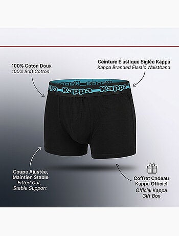 Confezione da 4 Boxer Uomo KAPPA - Cotone, Cofanetto Regalo