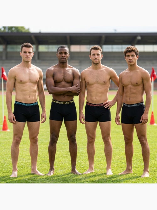 Confezione da 4 Boxer Uomo KAPPA - Cotone, Cofanetto Regalo - Kiabi Confezione da 4 Boxer Uomo KAPPA - Cotone, Cofanetto Regalo - Kiabi