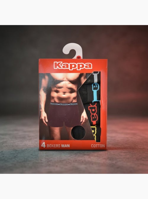 Confezione da 4 Boxer Uomo KAPPA - Cotone, Cofanetto Regalo - Kiabi Confezione da 4 Boxer Uomo KAPPA - Cotone, Cofanetto Regalo - Kiabi