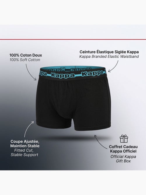 Confezione da 4 Boxer Uomo KAPPA - Cotone, Cofanetto Regalo - Kiabi Confezione da 4 Boxer Uomo KAPPA - Cotone, Cofanetto Regalo - Kiabi