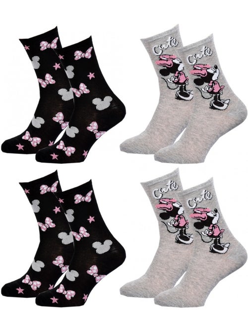 Confezione da 4 Calzini Adulto Fantasia Assortiti - Kiabi Confezione da 4 Calzini Adulto Fantasia Assortiti - Kiabi