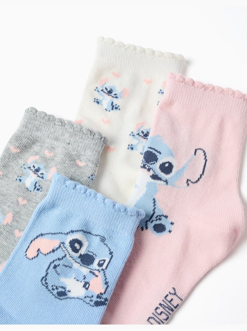 Confezione da 4 calzini con stitch Multicolore - Kiabi