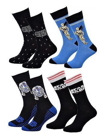 Confezione da 4 Calzini Uomo DISNEY STAR WARS