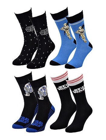 Confezione da 4 Calzini Uomo DISNEY STAR WARS
