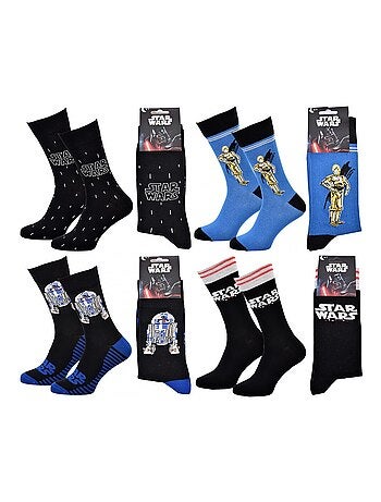 Confezione da 4 Calzini Uomo DISNEY STAR WARS