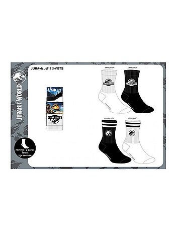 Confezione da 4 Calzini Uomo JURASSIC WORLD
